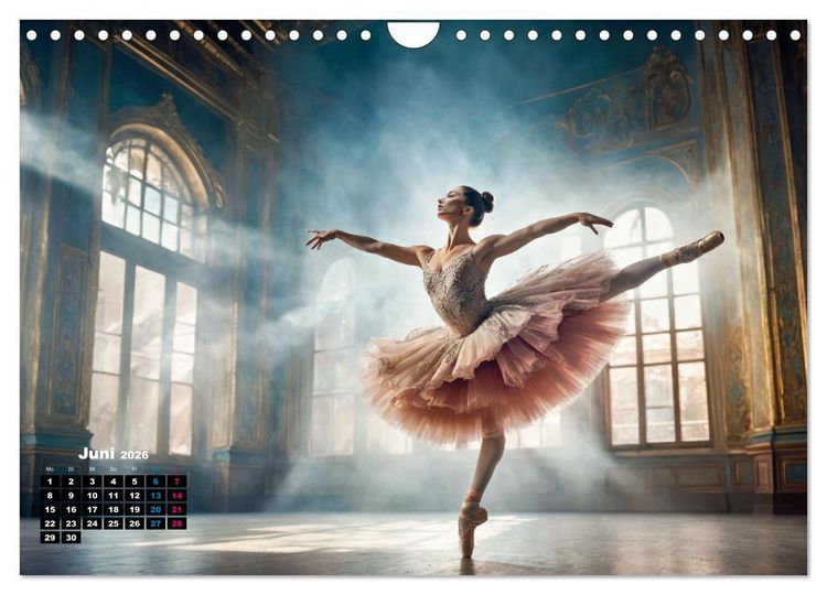 Produktbild: BALLETT - ein Hauch Magie (Wandkalender 2026 DIN A4 quer), CALVENDO Monatskalender