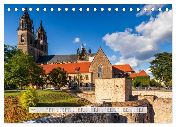 Produktbild: Sch&ouml;nes Magdeburg (Tischkalender 2027 DIN A5 quer), CALVENDO Monatskalender