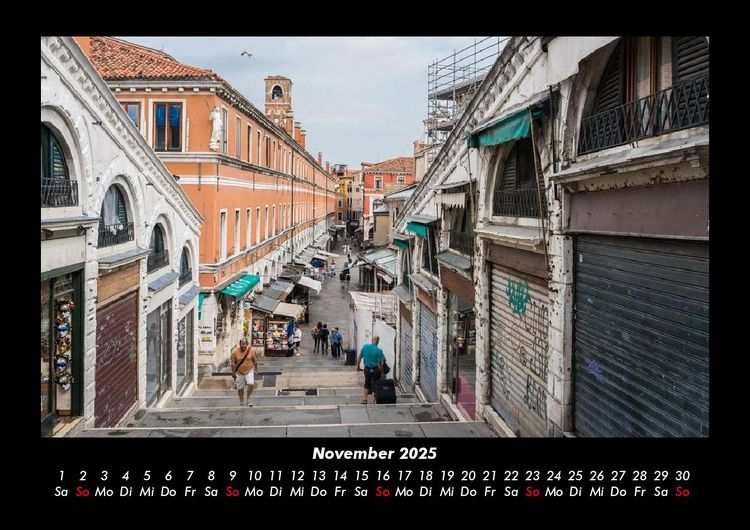 Produktbild: Venedig 2025 Fotokalender DIN A3