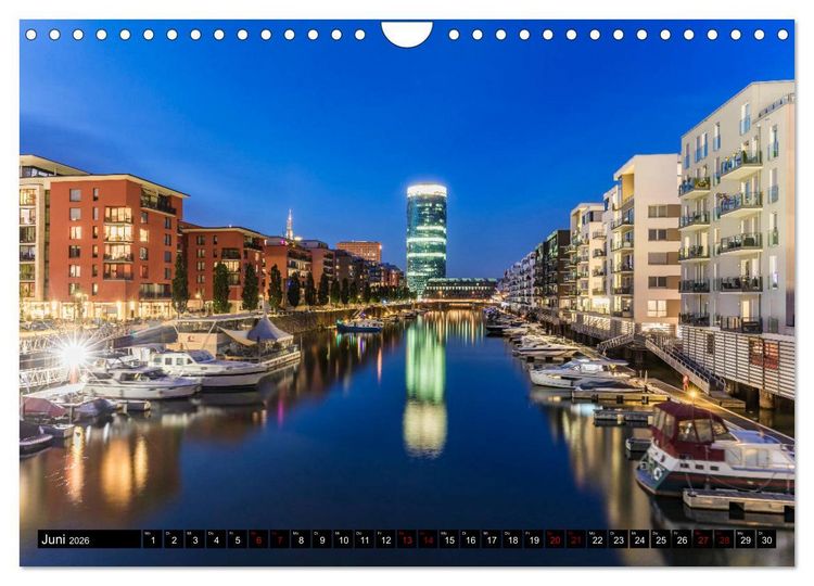 Produktbild: FRANKFURT Impressionen aus Mainhattan (Wandkalender 2026 DIN A4 quer), CALVENDO Monatskalender