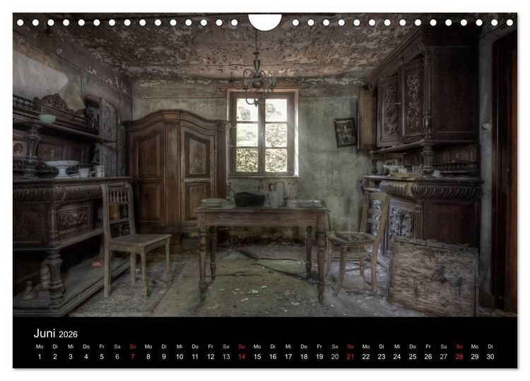 Produktbild: Lost Places - Verlassene Orte (Wandkalender 2026 DIN A4 quer), CALVENDO Monatskalender