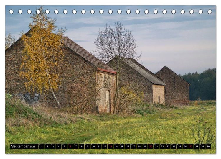 Produktbild: Brandenburg'sche Impressionen (Tischkalender 2026 DIN A5 quer), CALVENDO Monatskalender