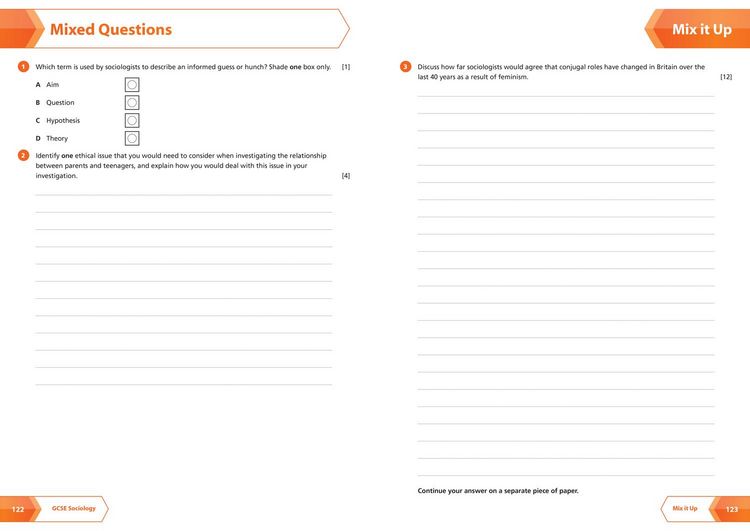 Produktbild: AQA GCSE 9-1 Sociology All-in-One Complete Revision and Practice