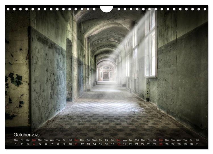 Produktbild: Lost Places HDR Beelitz II (Wall Calendar 2026 DIN A4 landscape), CALVENDO 12 Month Wall Calendar
