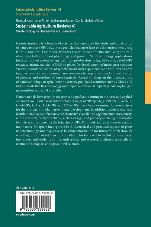 Produktbild: Sustainable Agriculture Reviews 41