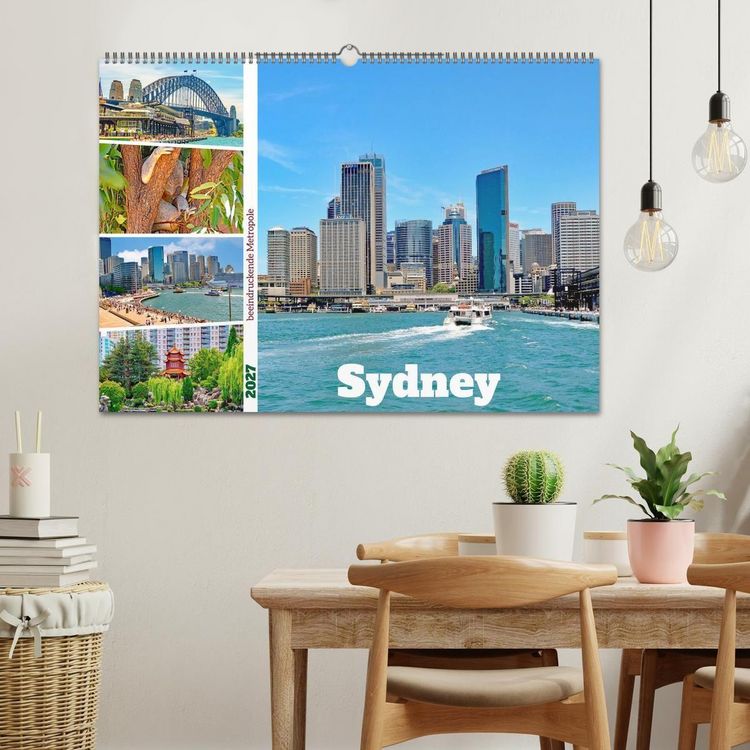 Produktbild: Sydney - beeindruckende Metropole (Wandkalender 2027 DIN A2 quer), CALVENDO Monatskalender