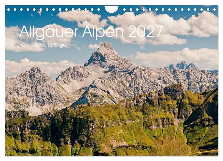 Produktbild: Allg&auml;uer Alpen 2027 (Wandkalender 2027 DIN A4 quer), CALVENDO Monatskalender