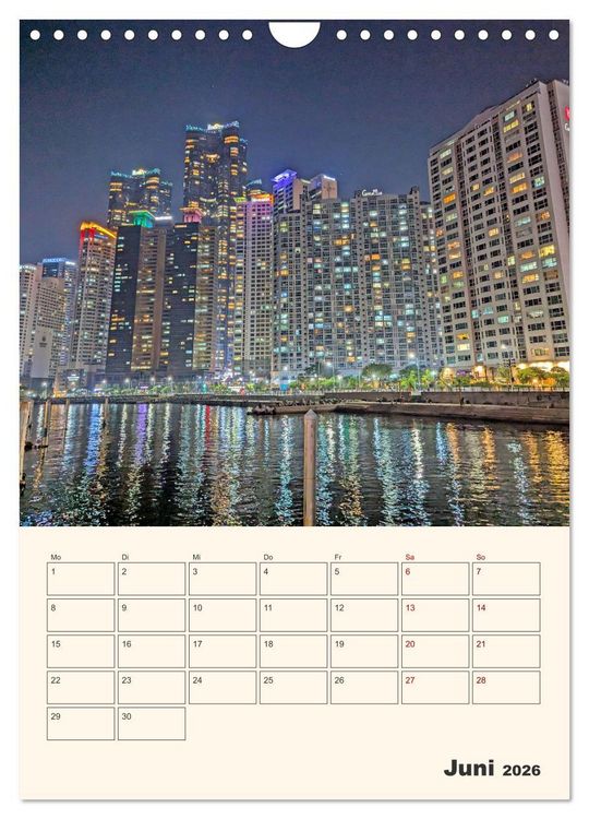 Produktbild: Busan - Eine Reise durch das Herz der K&uuml;stenstadt (Wandkalender 2026 DIN A4 hoch), CALVENDO Monatskalender