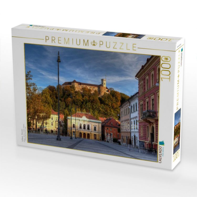 Produktbild: CALVENDO Puzzle Ljubljana - Slovenien | 1000 Teile Lege-Gr&ouml;&szlig;e 64x48cm Foto-Puzzle f&uuml;r gl&uuml;ckliche Stunden