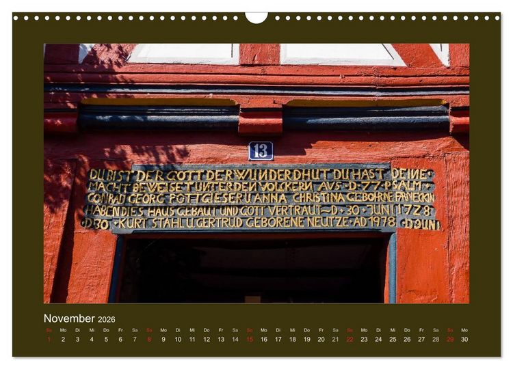 Produktbild: Fachwerk in Nordhessen (Wandkalender 2026 DIN A3 quer), CALVENDO Monatskalender