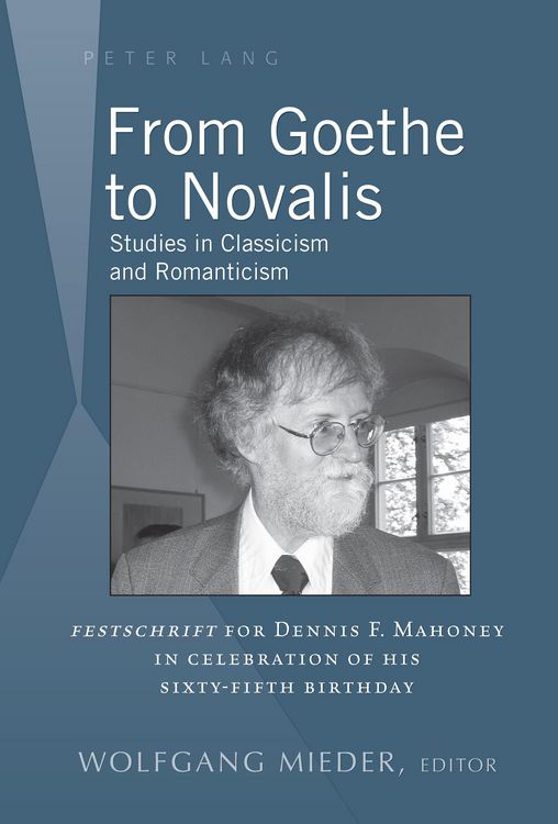 Produktbild: From Goethe to Novalis