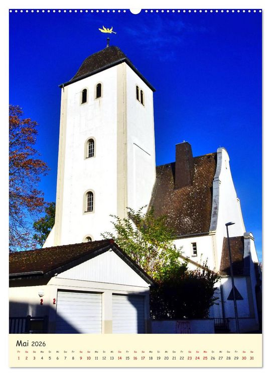 Produktbild: Malerisches J&uuml;lich (hochwertiger Premium Wandkalender 2026 DIN A2 hoch), Kunstdruck in Hochglanz