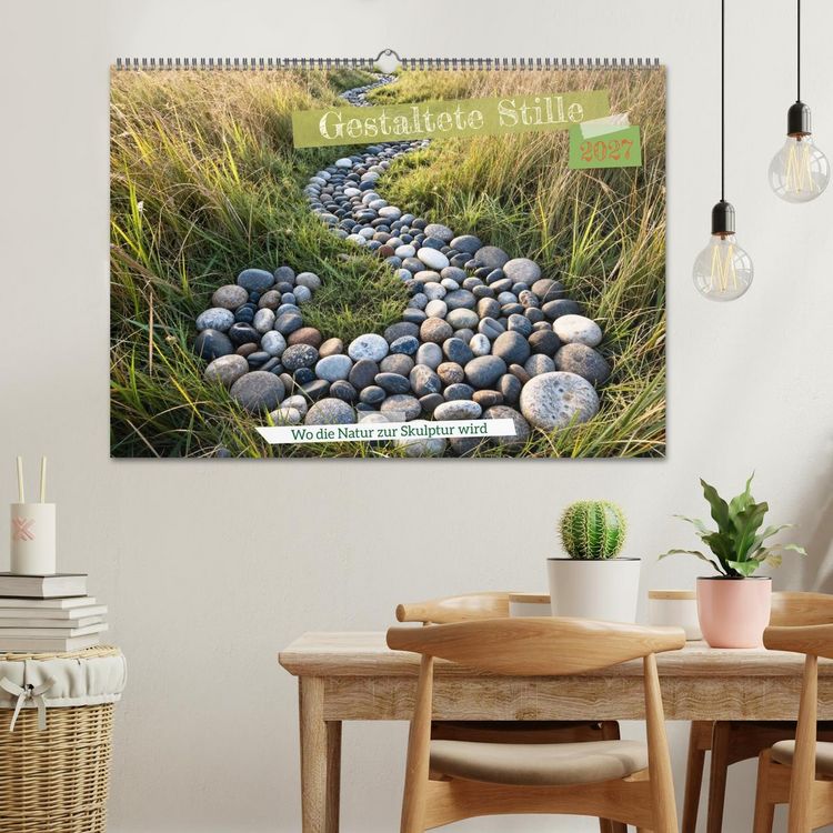 Produktbild: Gestaltete Stille - Wo die Natur zur Skulptur wird (Wandkalender 2027 DIN A2 quer), CALVENDO Monatskalender