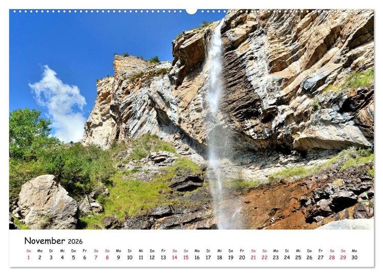 Produktbild: Franz&ouml;sische Alpen - Route des Grandes Alpes (hochwertiger Premium Wandkalender 2026 DIN A2 quer), Kunstdruck in Hochglanz