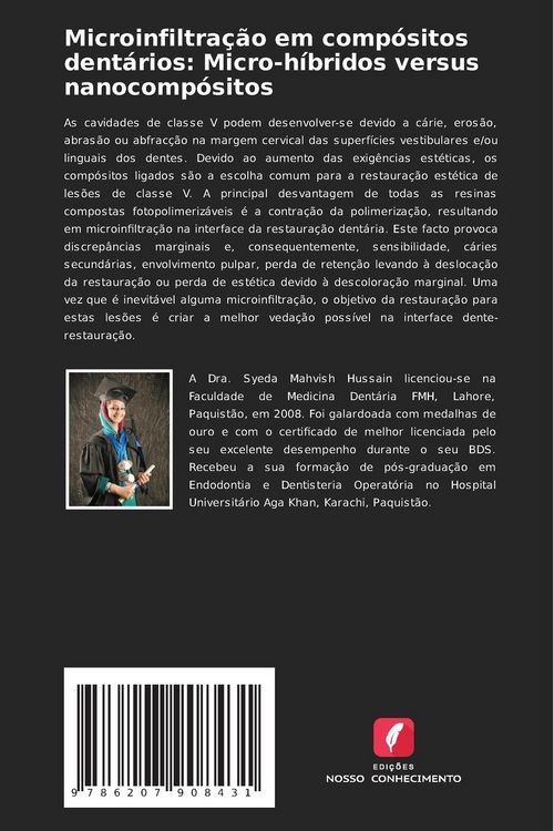 Produktbild: Microinfiltra&ccedil;&atilde;o em comp&oacute;sitos dent&aacute;rios: Micro-h&iacute;bridos versus nanocomp&oacute;sitos