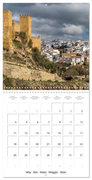 Produktbild: Spain - Andalusia (Wall Calendar 2026 12 &times; 12 Inch) CALVENDO 12 Month Wall Calendar