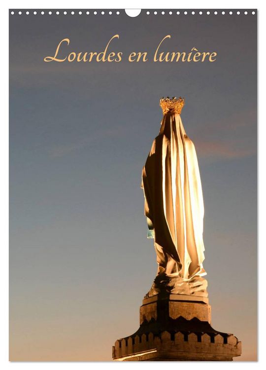 Produktbild: Lourdes en lumi&egrave;re (Calendrier mural 2026 DIN A3 horizontal), CALVENDO calendrier mensuel
