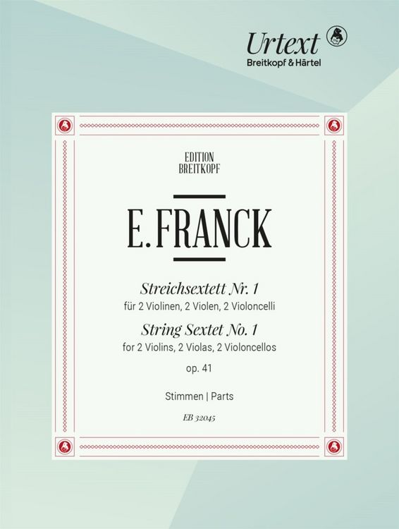 Produktbild: Streichsextett Nr. 1 op. 41