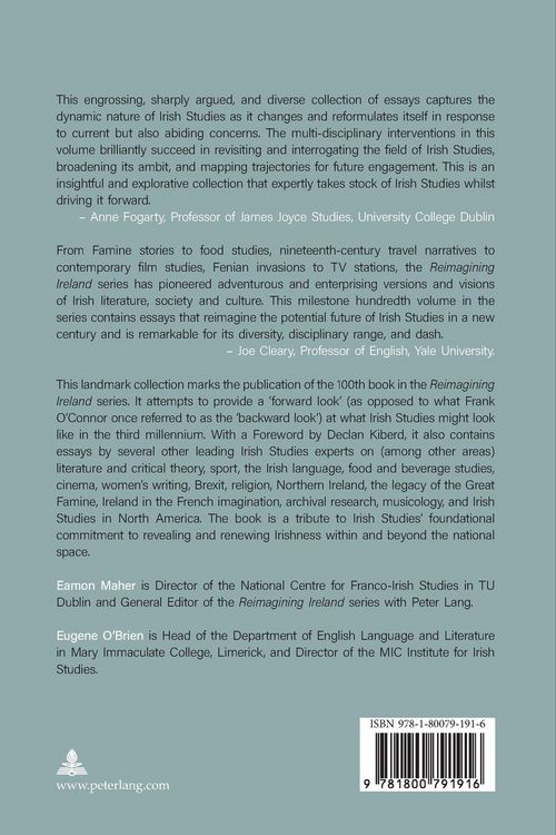 Produktbild: Reimagining Irish Studies for the Twenty-First Century