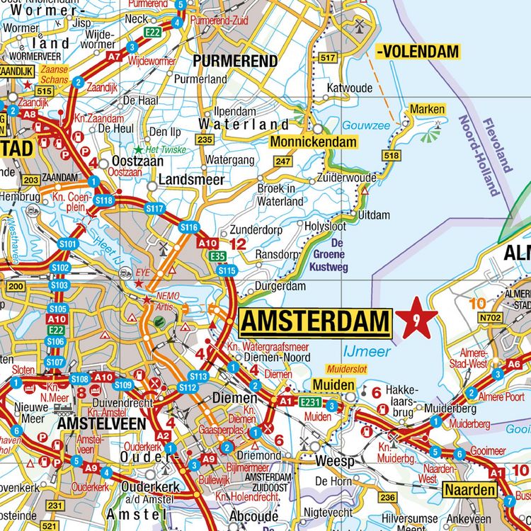 Produktbild: MARCO POLO Reisekarte Niederlande 1:275.000