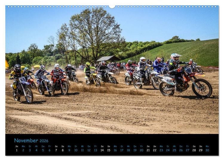 Produktbild: MX Racing 2026 (Wandkalender 2026 DIN A2 quer), CALVENDO Monatskalender