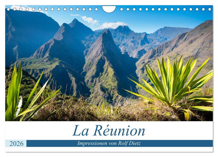 Produktbild: La R&eacute;union - Impressionen von Rolf Dietz (Wandkalender 2026 DIN A4 quer), CALVENDO Monatskalender