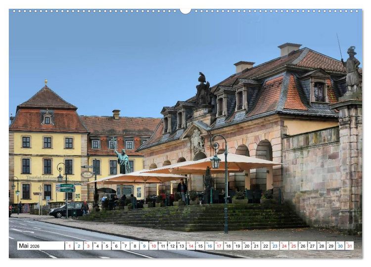 Produktbild: Fulda - die Barockstadt (Wandkalender 2026 DIN A2 quer), CALVENDO Monatskalender