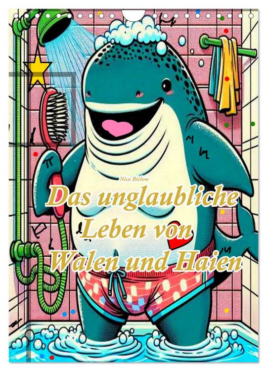 Produktbild: Das unglaubliche Leben von Walen und Haien (Wandkalender 2026 DIN A4 hoch), CALVENDO Monatskalender