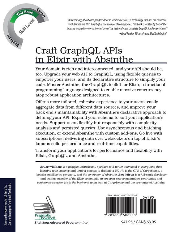 Produktbild: Craft GraphQL APIs in Elixir with Absinthe