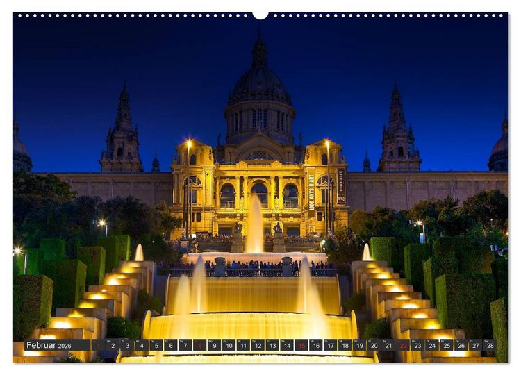 Produktbild: Barcelona Impressionen (hochwertiger Premium Wandkalender 2026 DIN A2 quer), Kunstdruck in Hochglanz