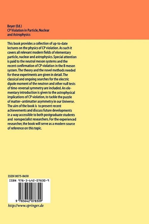 Produktbild: CP Violation in Particle, Nuclear, and Astrophysics