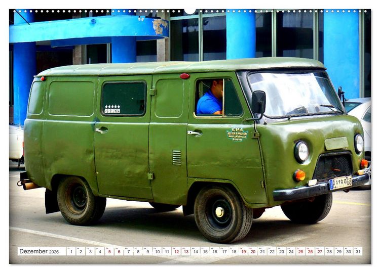 Produktbild: 60 Jahre Buchanka - Der Kult-Transporter der UdSSR UAZ-452 (hochwertiger Premium Wandkalender 2026 DIN A2 quer), Kunstdruck in Hochglanz