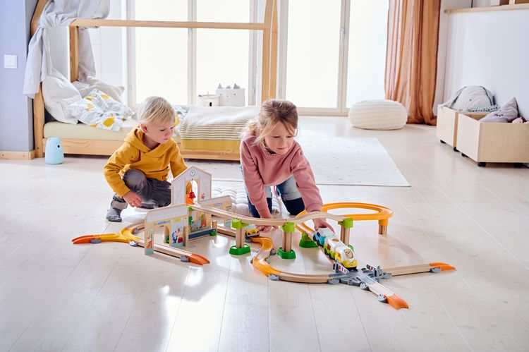 Produktbild: Kullerb&uuml; - Spielbahn Bahnhof_6SPR