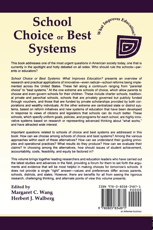 Produktbild: School Choice Or Best Systems