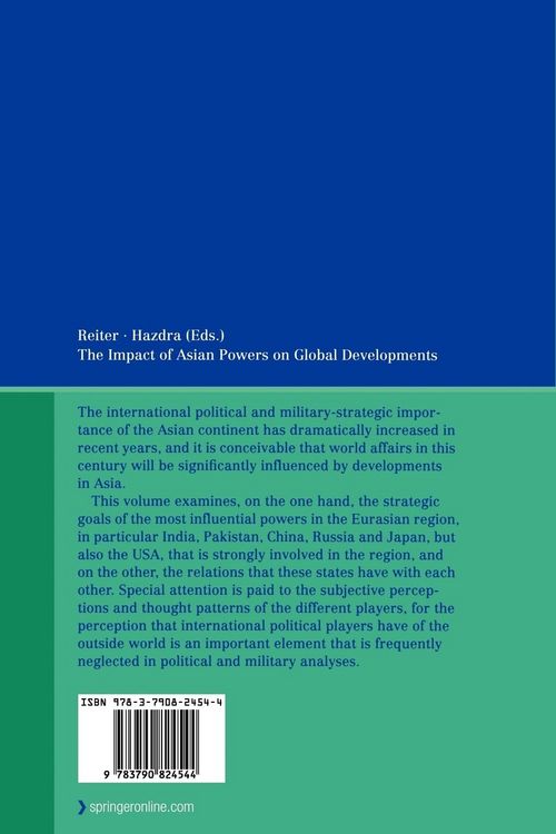 Produktbild: The Impact of Asian Powers on Global Developments