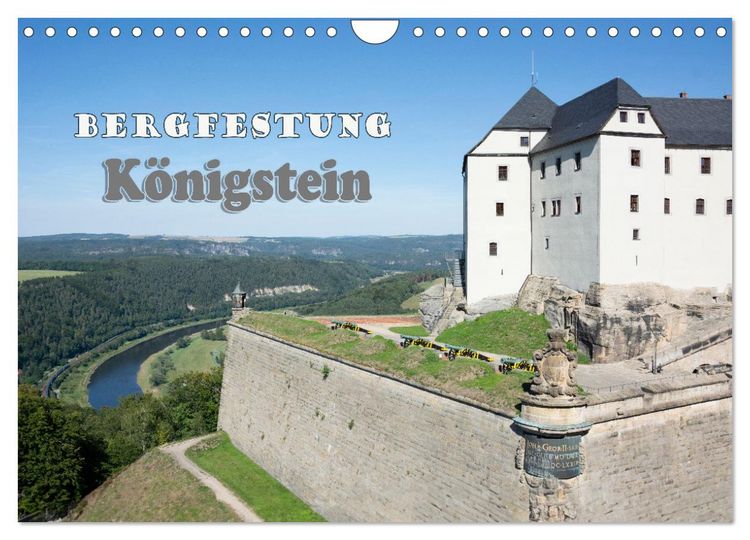 Produktbild: Bergfestung K&ouml;nigstein (Wandkalender 2026 DIN A4 quer), CALVENDO Monatskalender