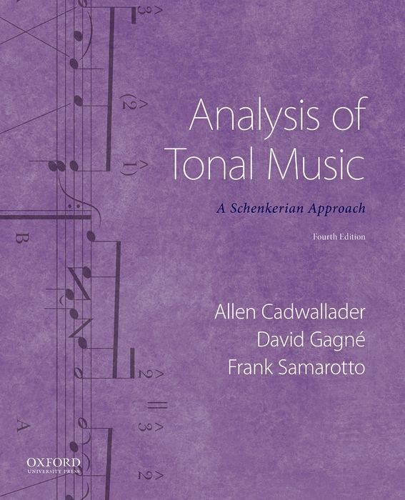 Produktbild: Analysis Of Tonal Music 4/e