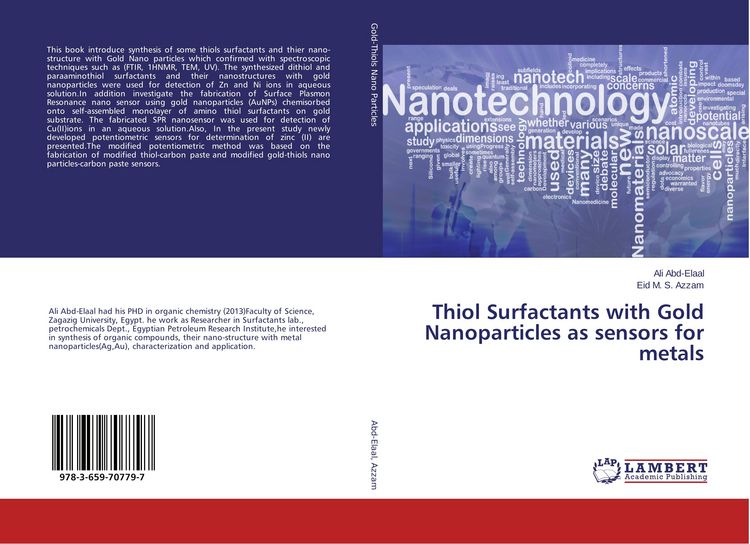 Produktbild: Thiol Surfactants with Gold Nanoparticles as sensors for metals