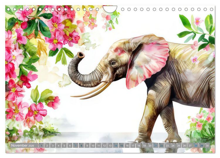 Produktbild: Farbenfrohe Giganten (Wandkalender 2026 DIN A4 quer), CALVENDO Monatskalender