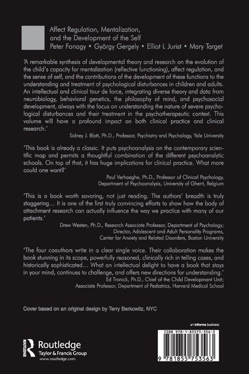 Produktbild: Affect Regulation, Mentalization and the Development of the Self