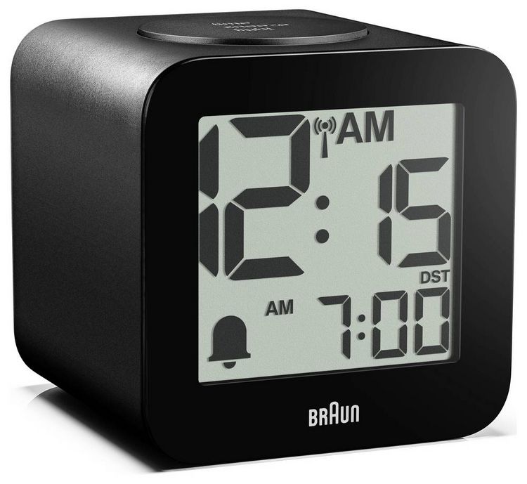 Produktbild: Braun 60077 Wecker Schwarz Gro&szlig;es Display