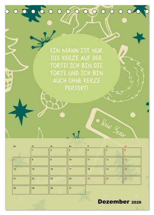 Produktbild: K&ouml;nigin &uuml;ber alles! Typokalender f&uuml;r starke Frauen (Tischkalender 2026 DIN A5 hoch), CALVENDO Monatskalender