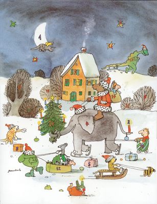 Produktbild: Janoschs Adventskalender "Elefant"