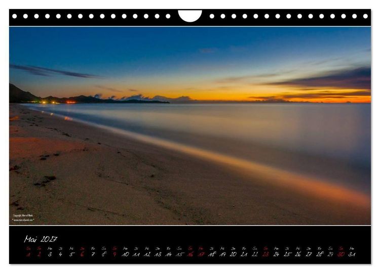 Produktbild: Sardinien Panoramakalender (Wandkalender 2027 DIN A4 quer), CALVENDO Monatskalender