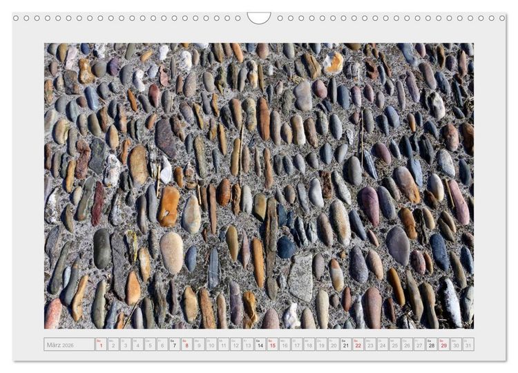 Produktbild: Die Kunst der Steine / 2026 (Wandkalender 2026 DIN A3 quer), CALVENDO Monatskalender