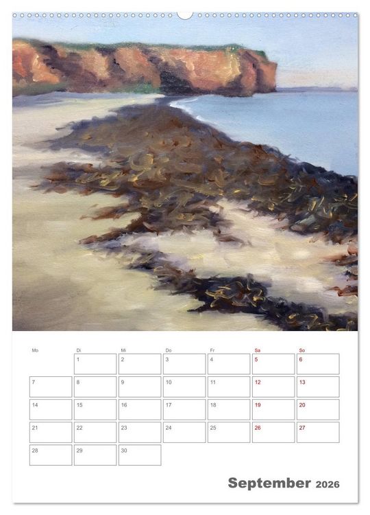 Produktbild: Malerisches Helgoland (hochwertiger Premium Wandkalender 2026 DIN A2 hoch), Kunstdruck in Hochglanz