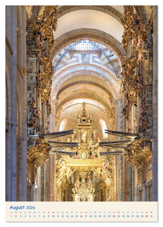 Produktbild: Orgel Giganten (Tischkalender 2026 DIN A5 hoch), CALVENDO Monatskalender