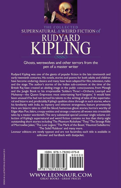 Produktbild: The Collected Supernatural and Weird Fiction of Rudyard Kipling