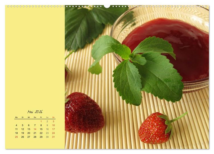 Produktbild: Ach, sind die s&uuml;&szlig;! Rezepte zu Konfit&uuml;ren, Fruchtaufstrichen und Gelees (hochwertiger Premium Wandkalender 2026 DIN A2 quer), Kunstdruck in Hochglanz