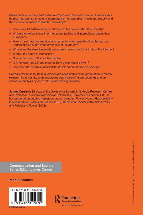 Produktbild: Media and Democracy